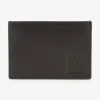 Black leather cardholder