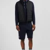 Black sleeveless down jacket