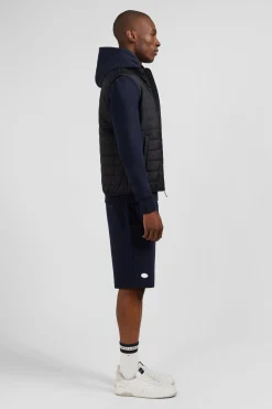 Black sleeveless down jacket