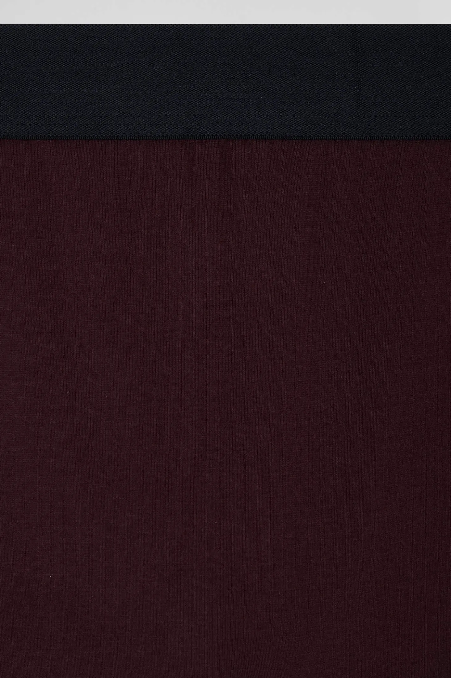 Bordeaux stretch cotton boxers with pink piping