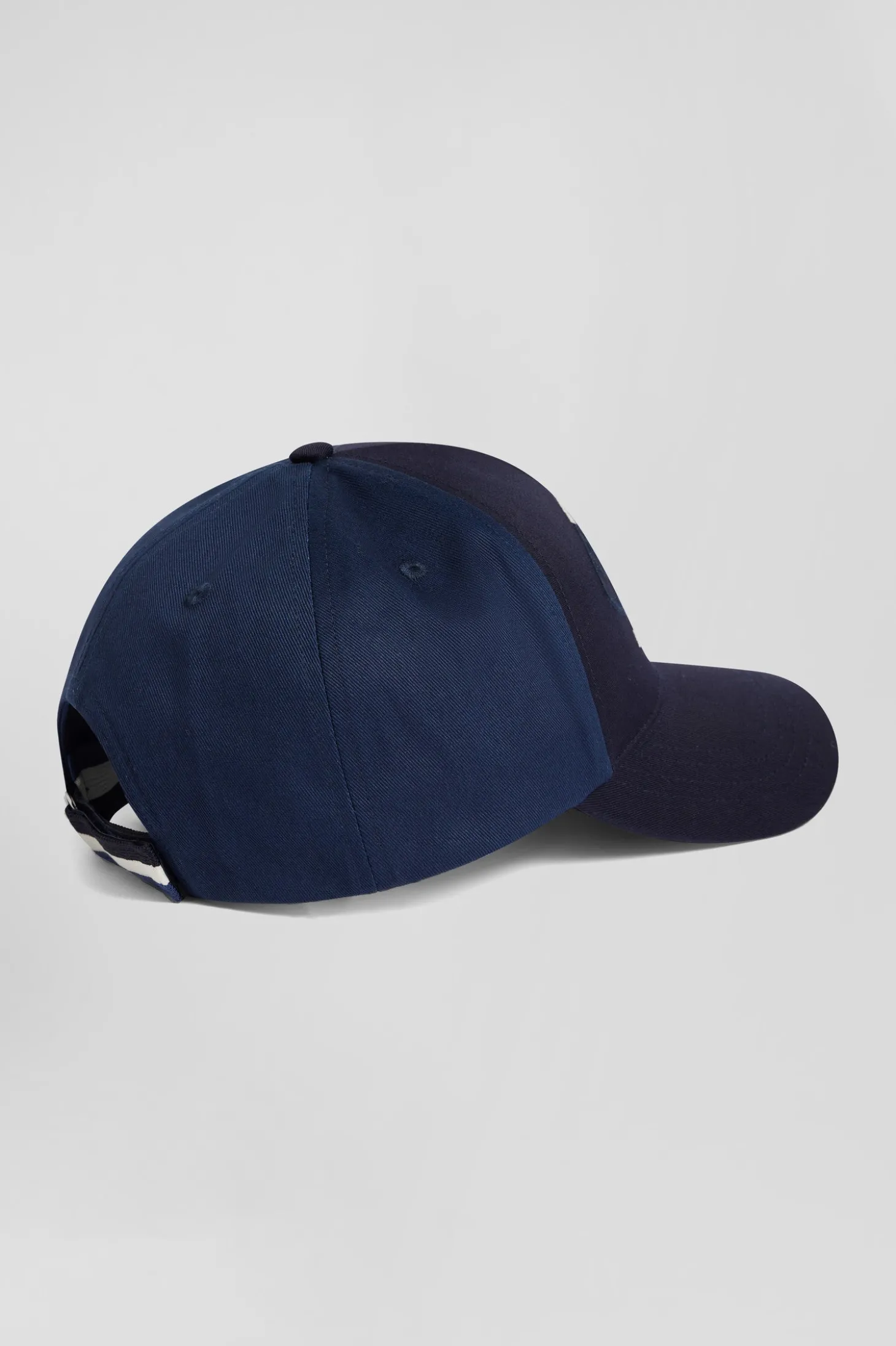 Dark blue bicolour cotton cap