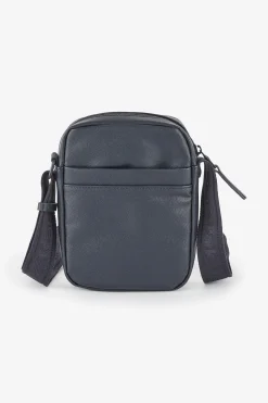 Dark blue leather bag