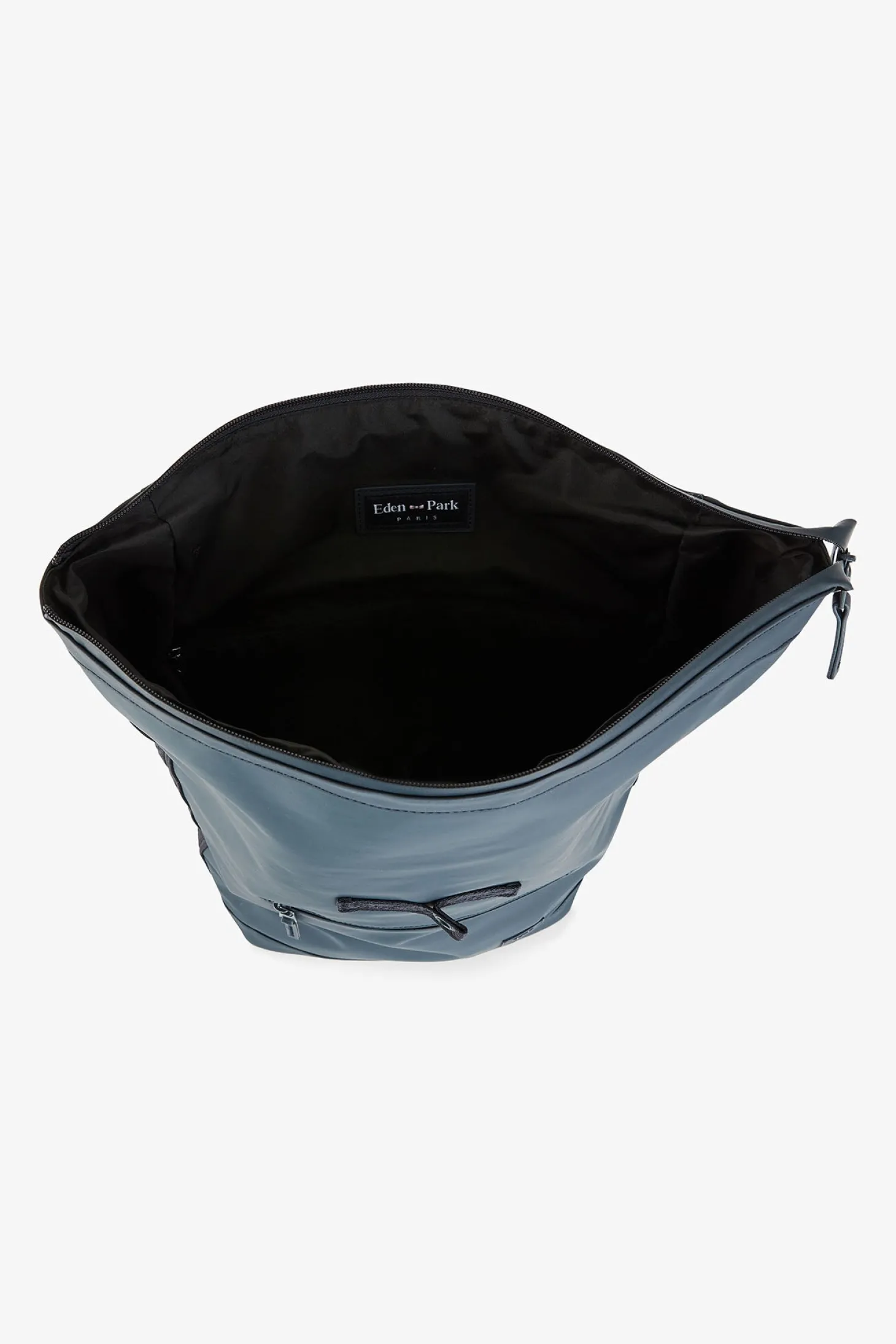 Dark blue rubber rucksack