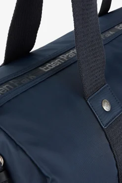 Dark blue sports duffle bag
