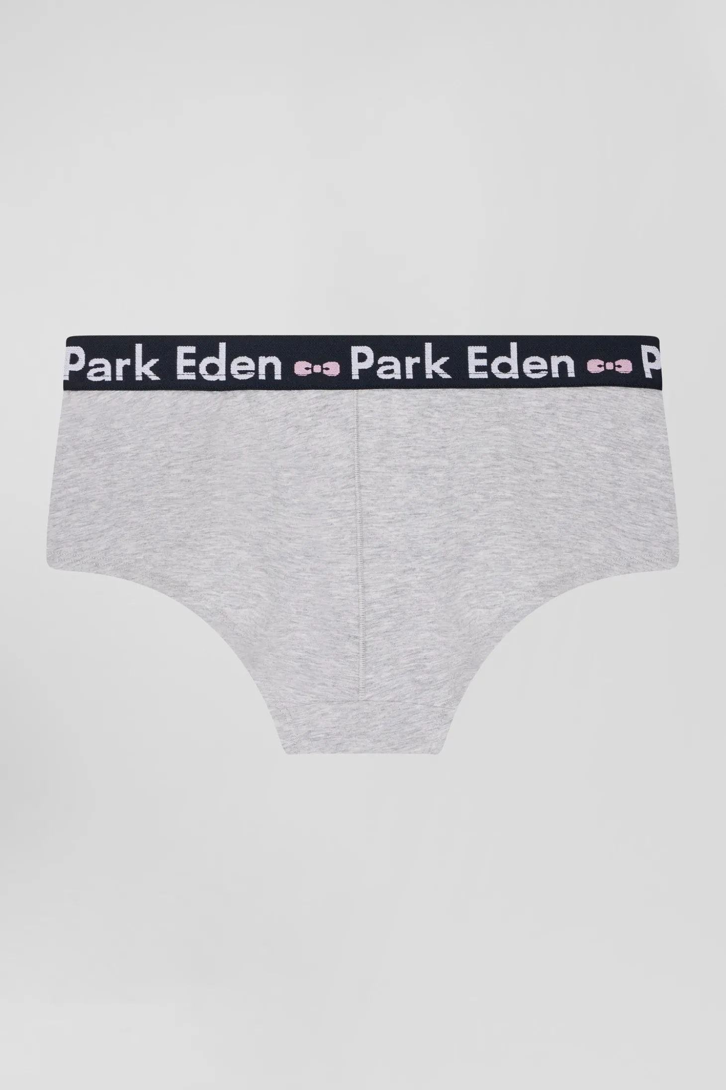 Grey stretch cotton shorty brief