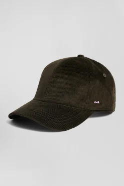 Khaki corduroy cap