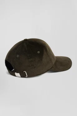 Khaki corduroy cap