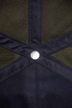 Khaki corduroy cap