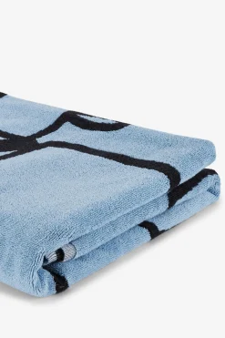 Light blue beach towel