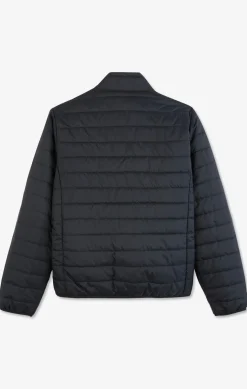 Lightweight, long-sleeved puffa jacket in dark blue