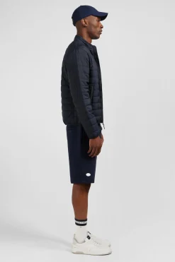 Lightweight, long-sleeved puffa jacket in dark blue