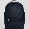 Navy blue backpack with Eden Park rugby screen-print
