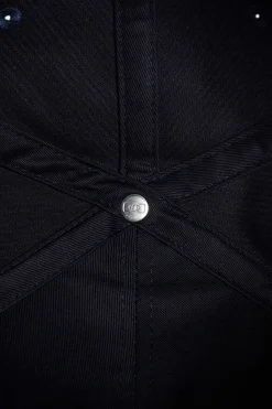 Navy blue corduroy cap