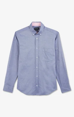 Navy blue cotton shirt