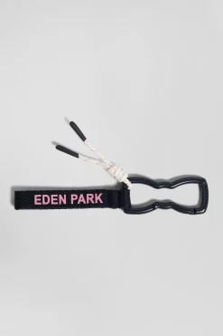 Navy blue Eden Park key ring