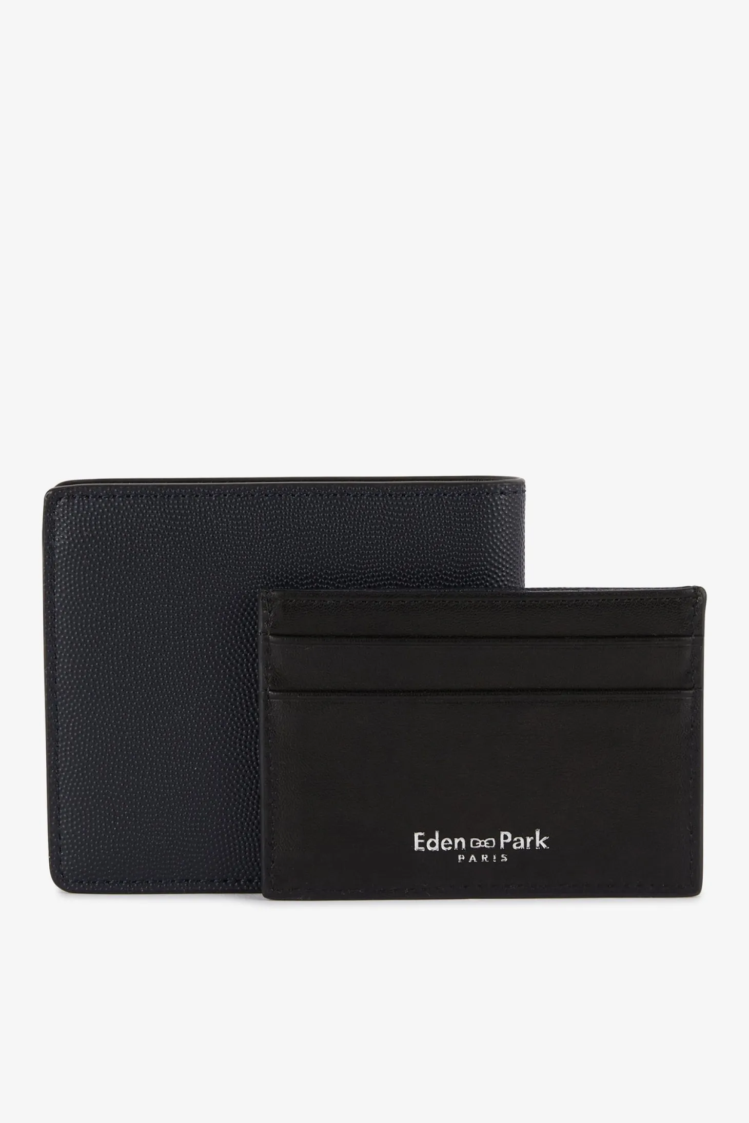Navy blue Italian wallet and card holder