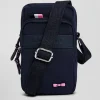 Navy blue mini messenger bag