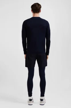 Navy blue sports shorts
