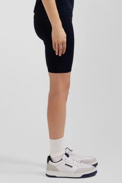 Navy blue stretch sports cycling shorts
