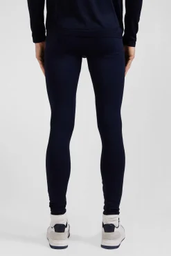 Navy blue stretch sports jogging bottoms