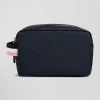 Navy blue toiletry pouch