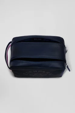Navy blue toiletry pouch
