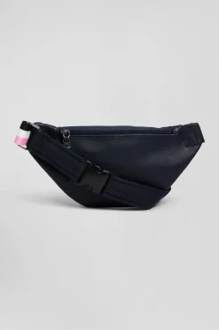 Navy blue waist bag with Eden Park screen-print