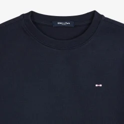 Navy blueT-shirt with embroidered bow tie on the back
