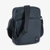 Navy rubber messenger bag