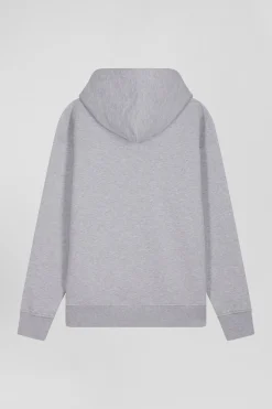 Oversize grey cotton sweatshirt