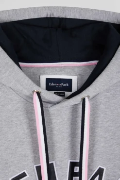Oversize grey cotton sweatshirt