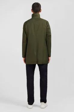 Plain khaki raincoat