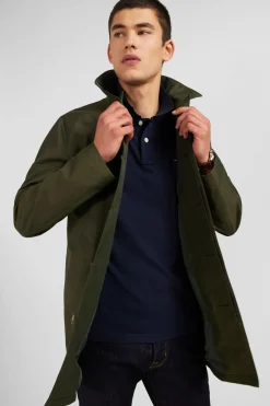 Plain khaki raincoat