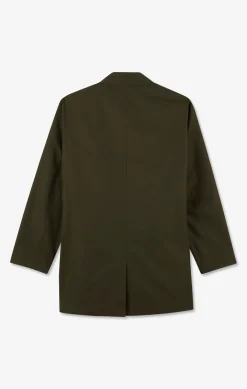 Plain khaki raincoat