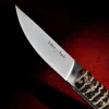 Pocket knife with beige Mammoth Molar handle