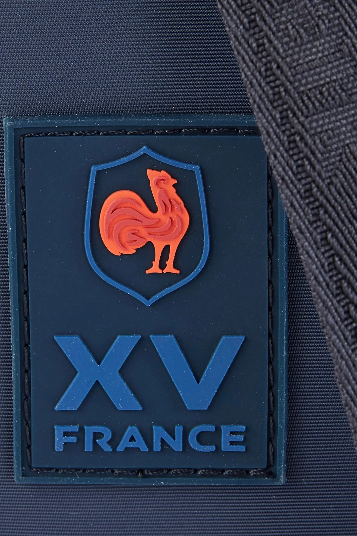 Rectangular messenger bag with tricolour France XV