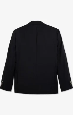 Regular dark blue blazer