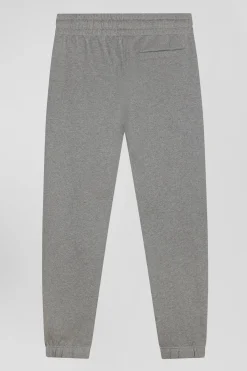 Regular grey brushed fleece jogging bottoms