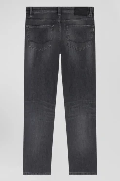 Regular grey mixed stretch denim jeans