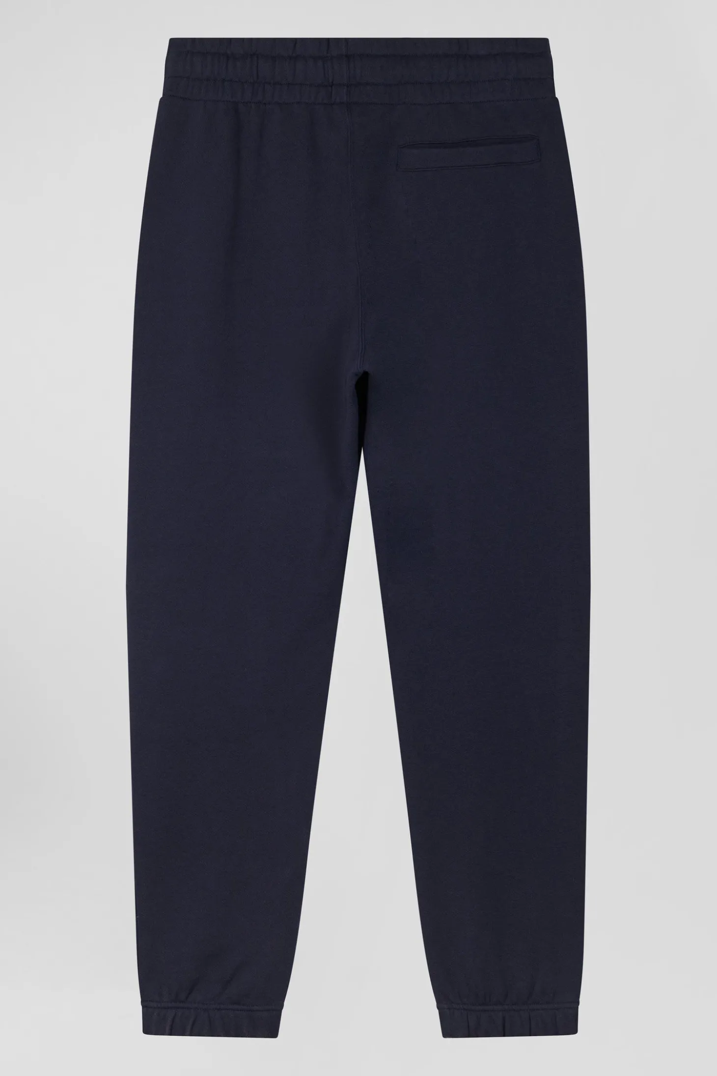 Regular navy blue brushed fleece jogging bottoms