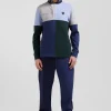 Regular sky blue long-sleeved Barbarian cotton rugby shirt