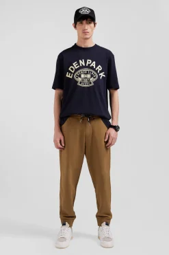 Relax camel brushed fleece jogging bottoms