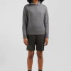 Relax dark grey wool and cotton crew neck jumper