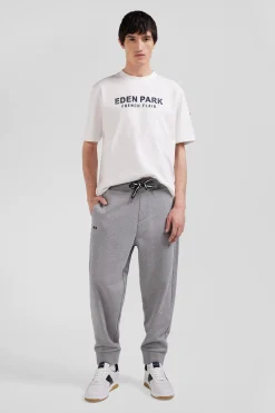 Relax grey brushed fleece jogging bottoms