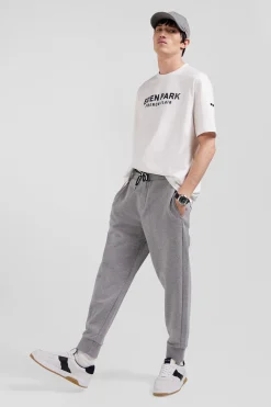 Relax grey brushed fleece jogging bottoms