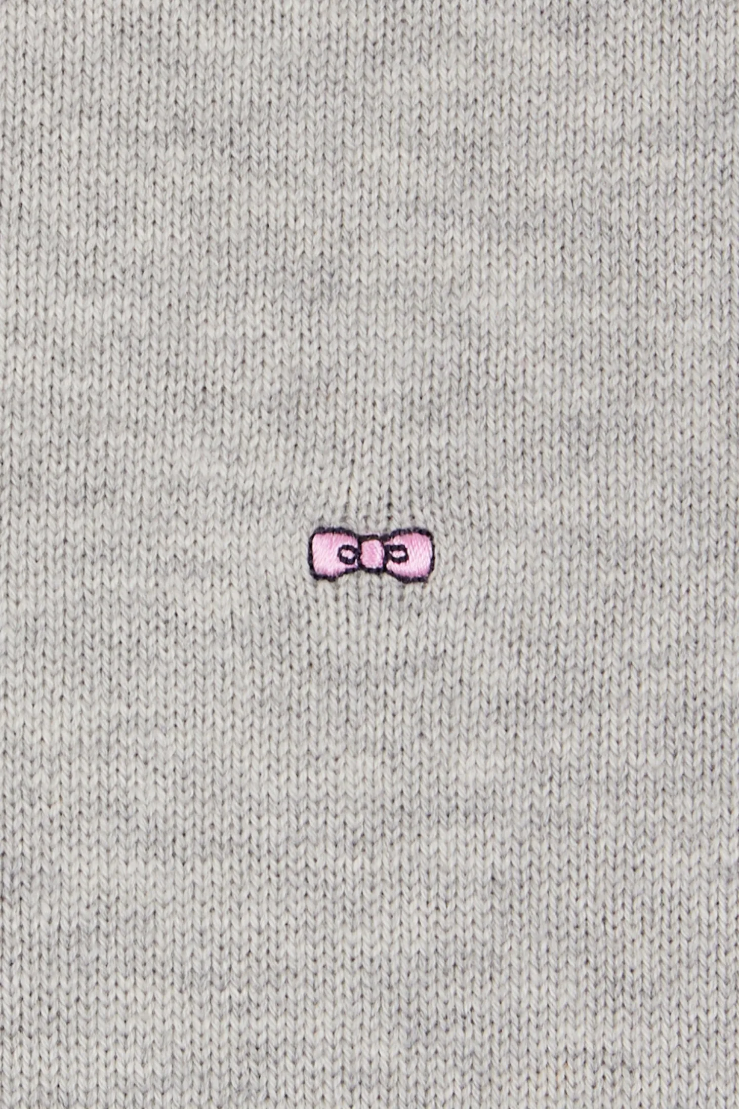 Relax light grey wool and cotton crew neck jumper