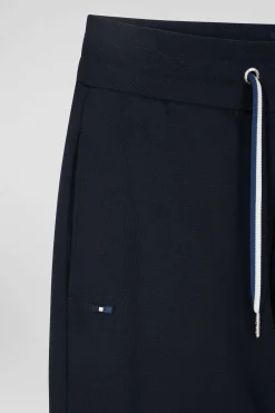 Relax navy blue brushed fleece jogging bottoms