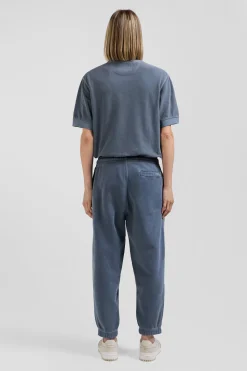 Relax unisex grey brushed cotton fleece jogging bottoms