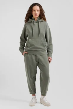 Relax unisex khaki brushed cotton fleece jogging bottoms