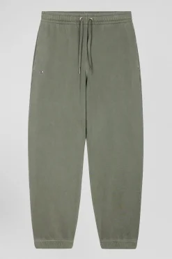 Relax unisex khaki brushed cotton fleece jogging bottoms
